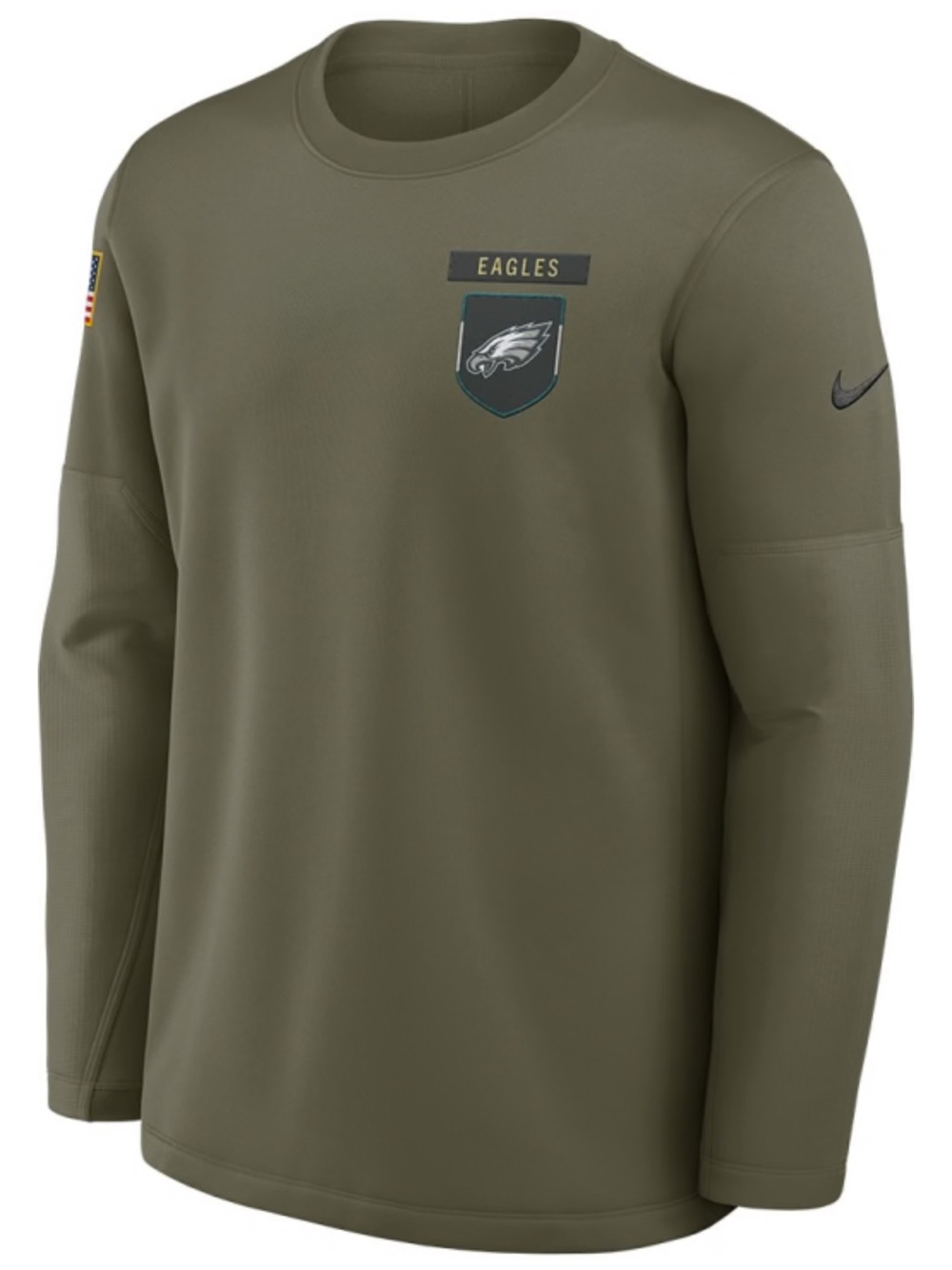 Nike Olive Green Philadelphia Eagles Pullover Sweatshirt Size XL